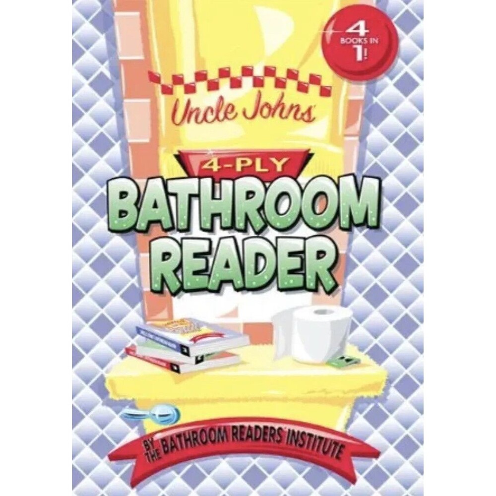 New Uncle John's 4-Ply Bathroom Reader Hardcover Book Mens Gift Jokes Facts